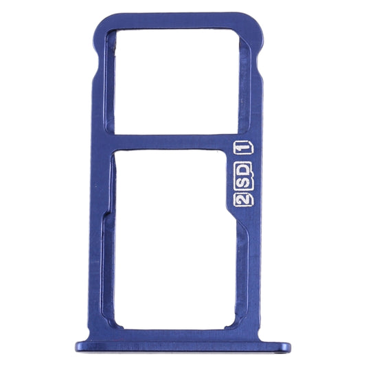 SIM Card Tray + SIM Card Tray / Micro SD Card Tray for Nokia X7 / 8.1 / 7.1 Plus / TA-1131(Blue) by buy2fix