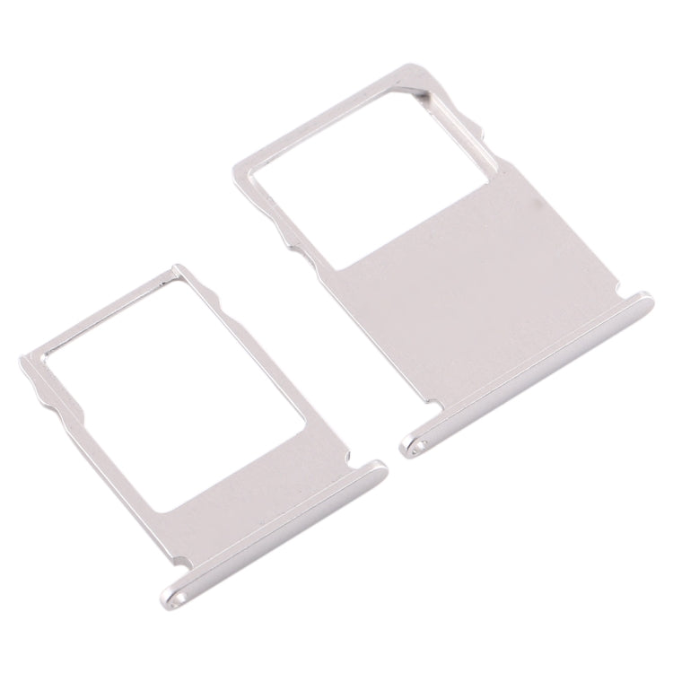 SIM Card Tray + Micro SD Card Tray for Nokia 3 TA-1020 TA-1028 TA-1032 TA-1038(Silver) - Card Tray by buy2fix | Online Shopping UK | buy2fix