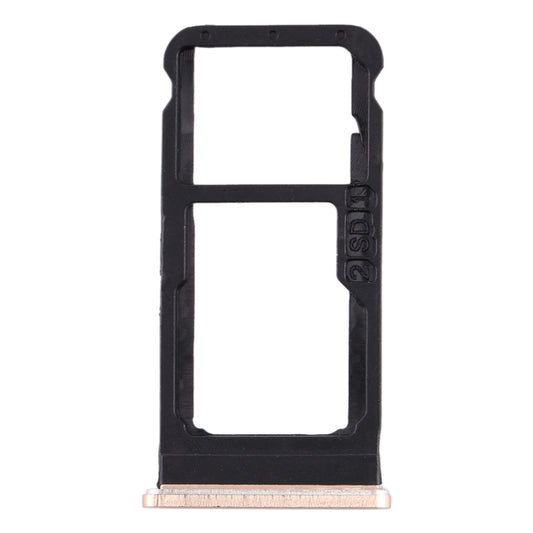 SIM Card Tray + SIM Card Tray / Micro SD Card Tray for Nokia 6.1 / 6 (2018) / TA-1043 TA-1045 TA-1050 TA-1054 TA-1068 (Gold) by buy2fix