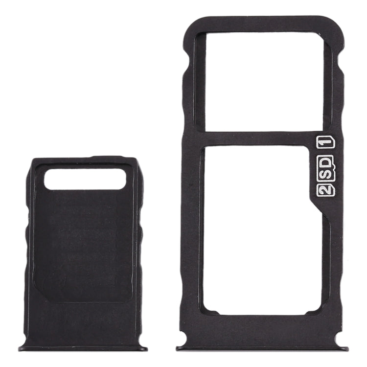 SIM Card Tray + SIM Card Tray + Micro SD Card Tray for Nokia 3.1 Plus (Blue) - Card Tray by buy2fix | Online Shopping UK | buy2fix