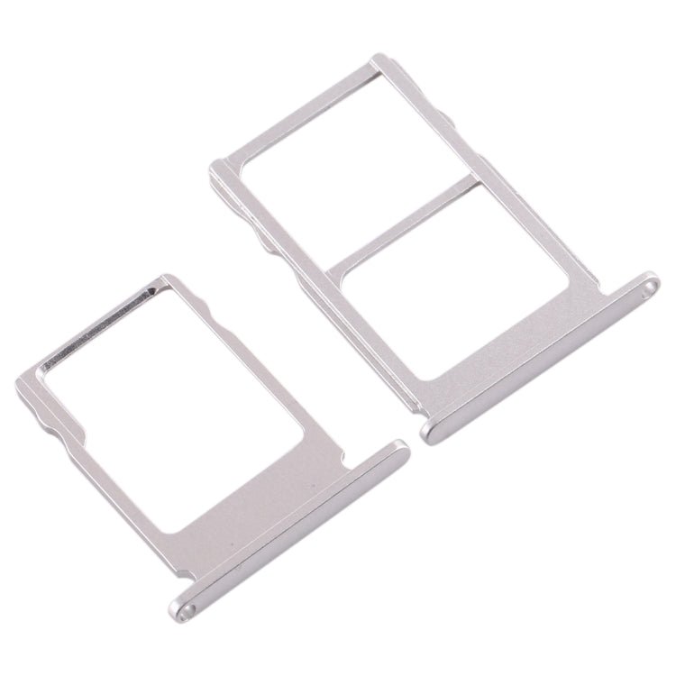 SIM Card Tray + SIM Card Tray + Micro SD Card Tray for Nokia 5 / N5 TA-1024 TA-1027 TA-1044 TA-1053 (White) - Card Tray by buy2fix | Online Shopping UK | buy2fix