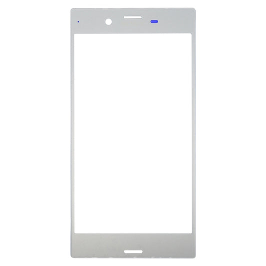 Front Screen Outer Glass Lens for Sony Xperia XZ(Silver) by buy2fix