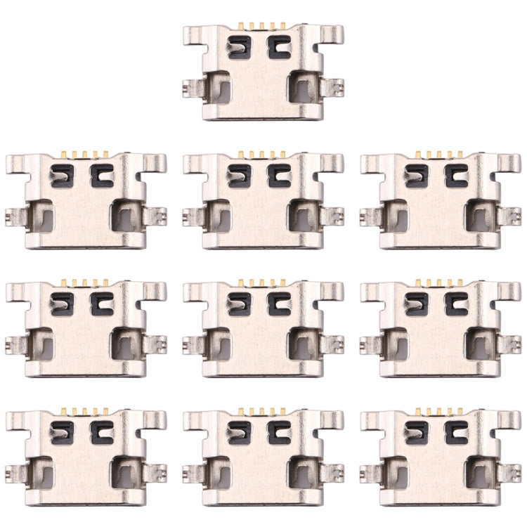 10 PCS Charging Port Connector for Nokia 2 - Charging Port Connector by buy2fix | Online Shopping UK | buy2fix