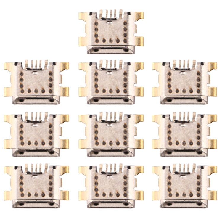 For Vivo S1 Pro / S1 10pcs Charging Port Connector - Single Tail Connector by buy2fix | Online Shopping UK | buy2fix