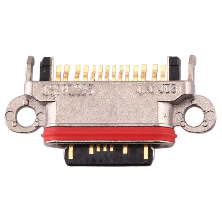 For OPPO R17 10pcs Charging Port Connector - Single Tail Connector by buy2fix | Online Shopping UK | buy2fix