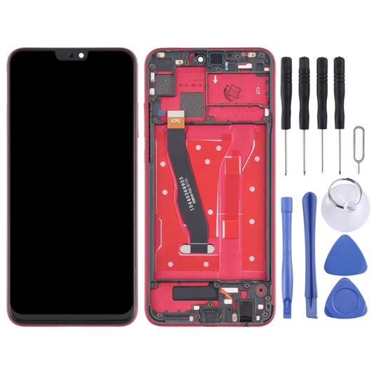 OEM LCD Screen for Huawei Honor 8X Digitizer Full Assembly with Frame(Red) - LCD Screen by buy2fix | Online Shopping UK | buy2fix