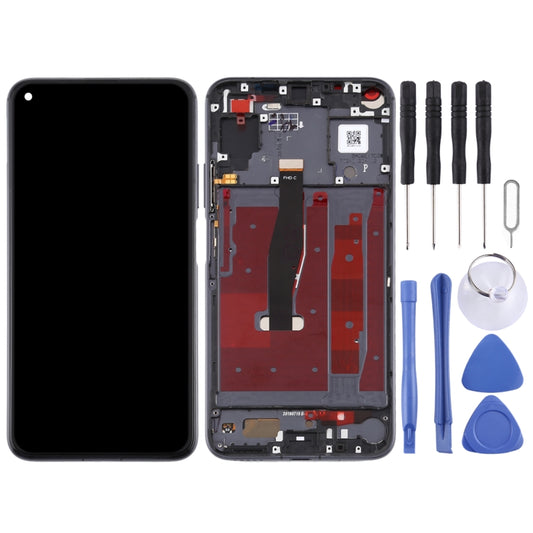 OEM LCD Screen for Huawei Honor 20 Digitizer Full Assembly with Frame(Black) - LCD Screen by buy2fix | Online Shopping UK | buy2fix