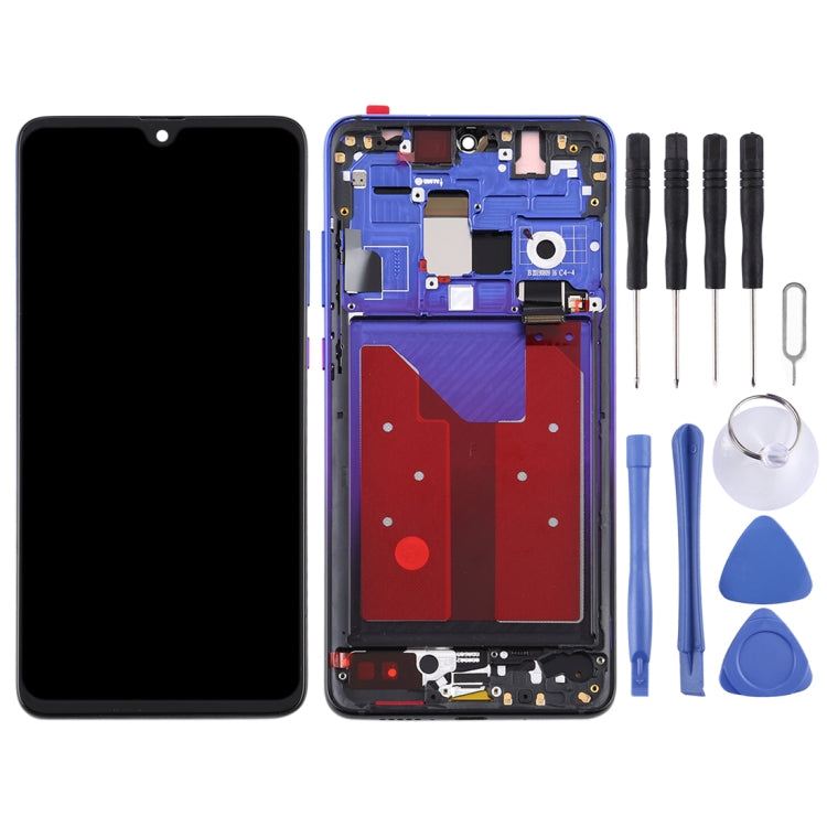 Original OLED LCD Screen for Huawei Mate 20 Digitizer Full Assembly with Frame(Blue) - LCD Screen by buy2fix | Online Shopping UK | buy2fix
