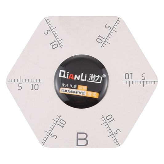 Qianli Hexagram Shape Pry Opening Tool With Scales by QIANLI