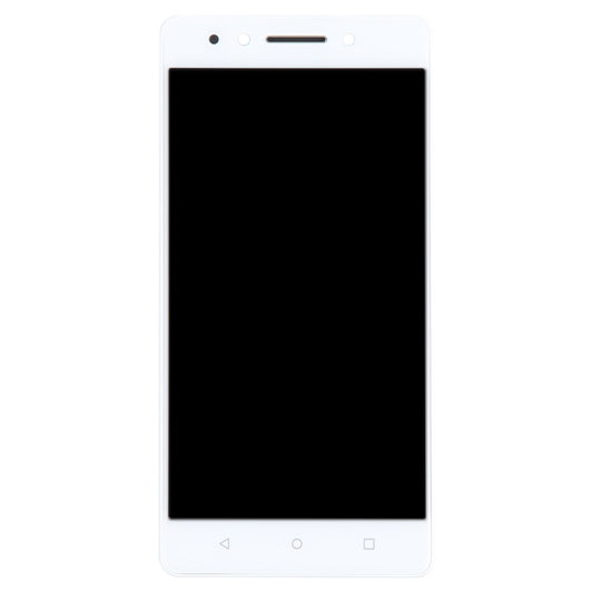 OEM LCD Screen for Lenovo K8 Note XT1902-3 Digitizer Full Assembly with Frame (White) by buy2fix