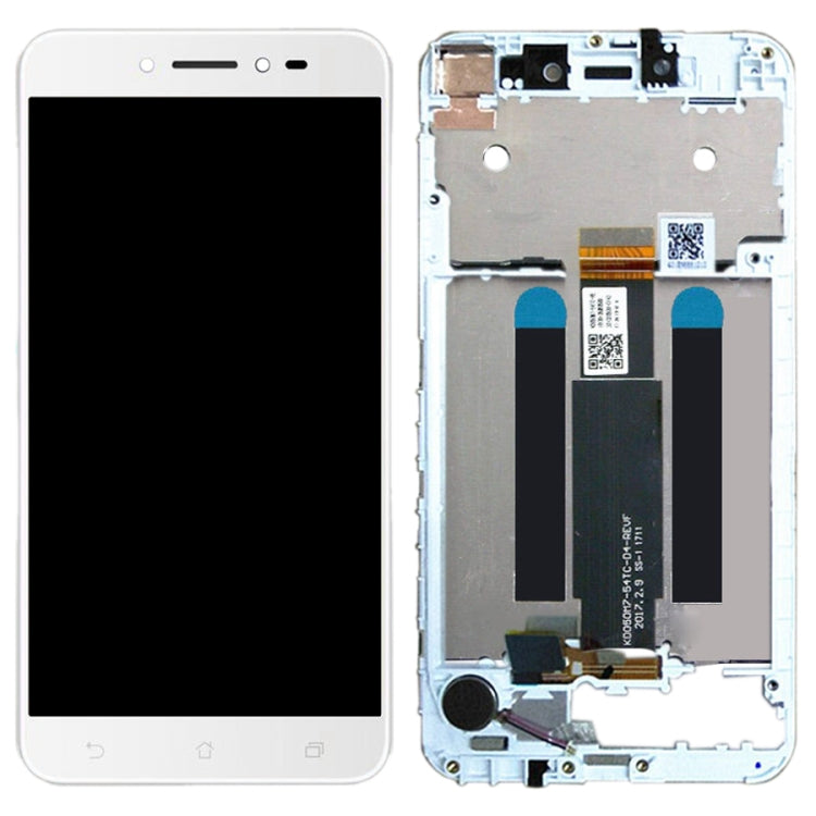 OEM LCD Screen for Asus ZenFone Live ZB501KL X00FD A007 Digitizer Full Assembly with Frame(White) - LCD Screen by buy2fix | Online Shopping UK | buy2fix