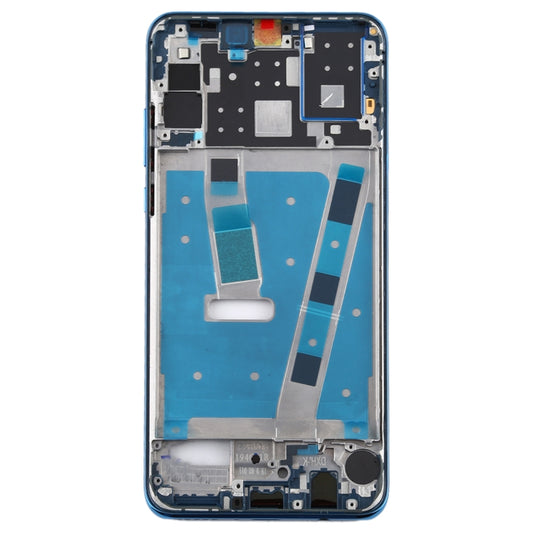 Middle Frame Bezel Plate with Side Keys for Huawei Nova 4e(Blue) by buy2fix