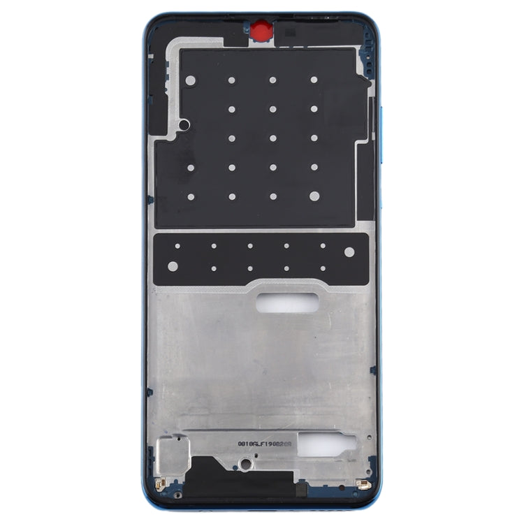 Middle Frame Bezel Plate with Side Keys for Huawei Nova 4e(Blue) - Full Housing Cover by buy2fix | Online Shopping UK | buy2fix