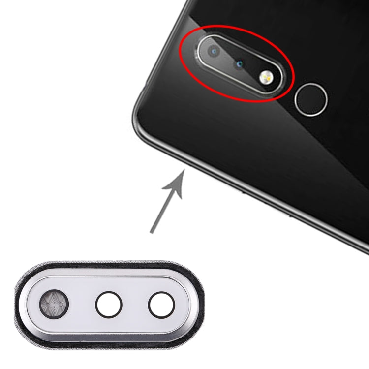 Camera Lens Cover for Nokia X6(White) - Camera by buy2fix | Online Shopping UK | buy2fix