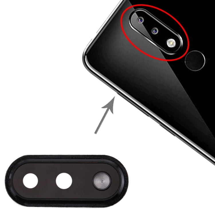 Camera Lens Cover for Nokia X5(Black) - Camera by buy2fix | Online Shopping UK | buy2fix