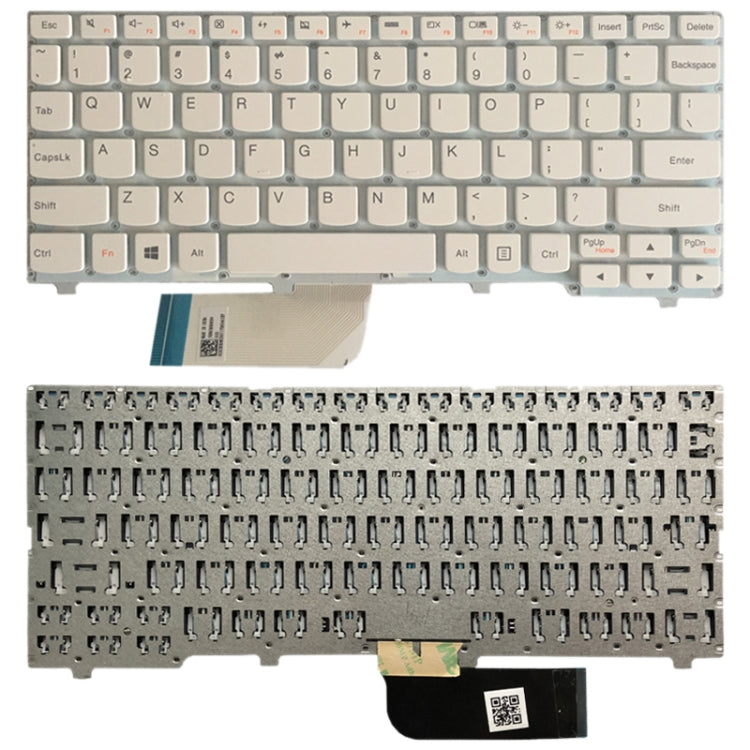 US Version Keyboard for Lenovo ideapad 100S 100S-11IBY(White) - Replacement Keyboards by buy2fix | Online Shopping UK | buy2fix