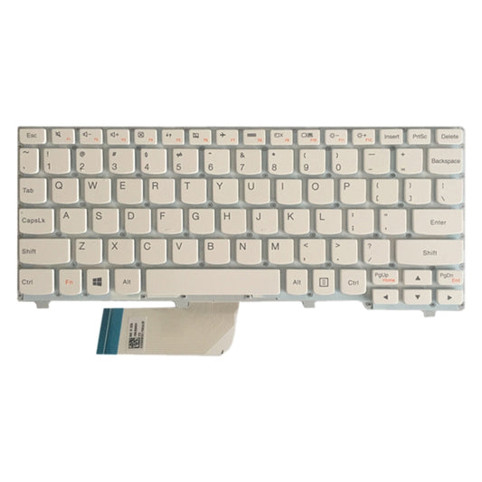 US Version Keyboard for Lenovo ideapad 100S 100S-11IBY(White) by buy2fix