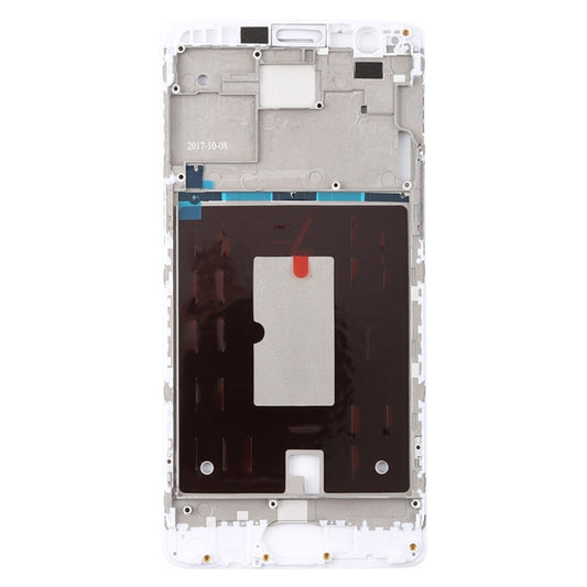 For OnePlus 3 / 3T / A3003 / A3000 / A3100 Front Housing LCD Frame Bezel Plate (White) by buy2fix