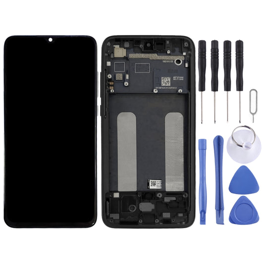 Original LCD Screen for Xiaomi Mi CC9 Digitizer Full Assembly with Frame(Black) by buy2fix