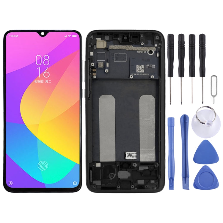 Original LCD Screen for Xiaomi Mi CC9 Digitizer Full Assembly with Frame(Black) - LCD Screen by buy2fix | Online Shopping UK | buy2fix