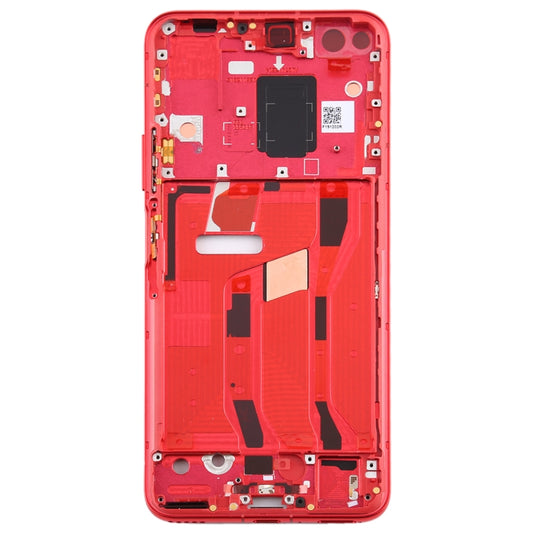 Original Middle Frame Bezel Plate for Huawei Honor V30(Red) by buy2fix