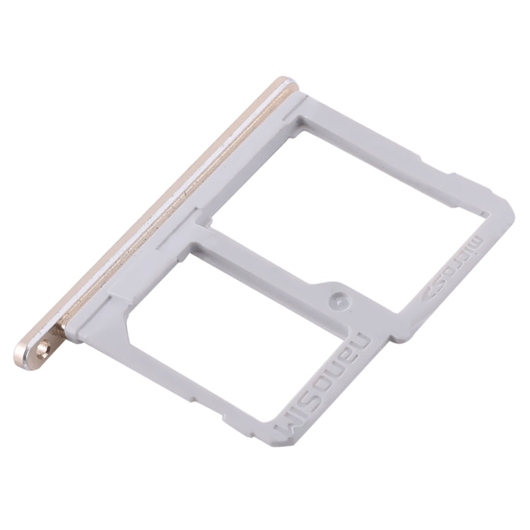 SIM Card Tray + Micro SD Card Tray for LG Q6 / M700 / M700N / G6 Mini(Gold) - For LG by buy2fix | Online Shopping UK | buy2fix