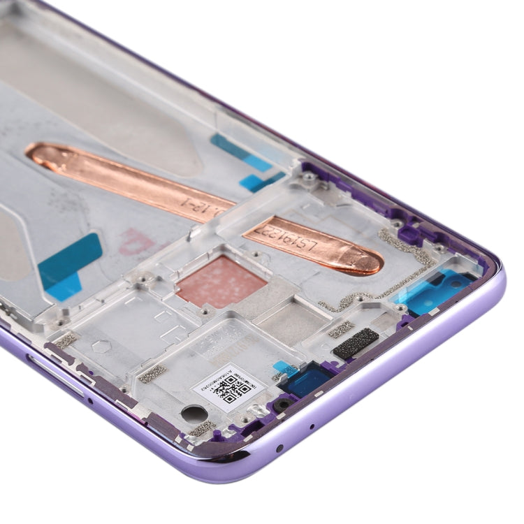 Front Housing LCD Frame Bezel Plate for Xiaomi Redmi K30 5G (Purple) - Frame Bezel Plate by buy2fix | Online Shopping UK | buy2fix