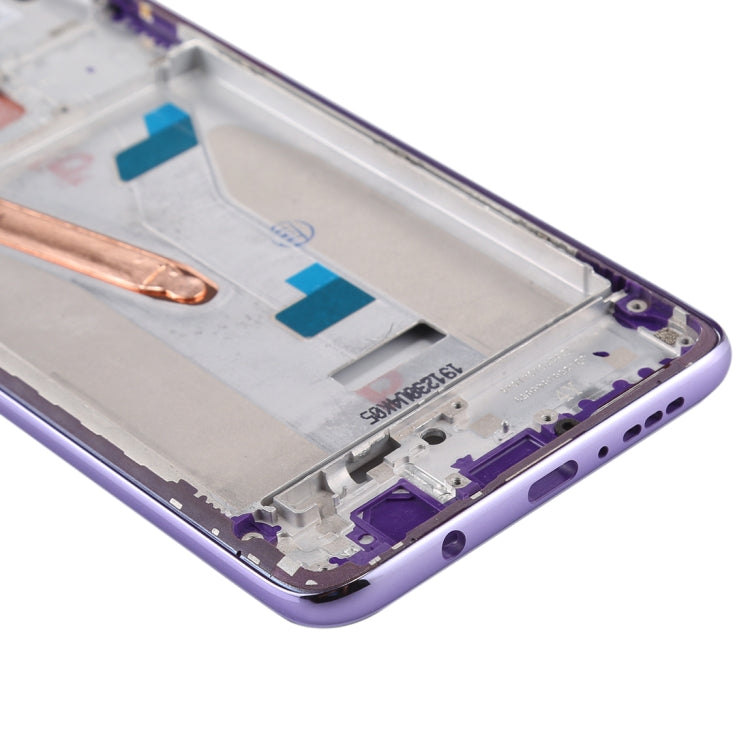 Front Housing LCD Frame Bezel Plate for Xiaomi Redmi K30 5G (Purple) - Frame Bezel Plate by buy2fix | Online Shopping UK | buy2fix