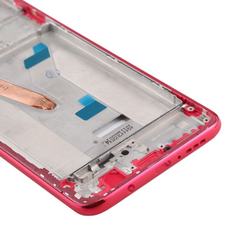 Front Housing LCD Frame Bezel Plate for Xiaomi Redmi K30 5G (Red) - Frame Bezel Plate by buy2fix | Online Shopping UK | buy2fix