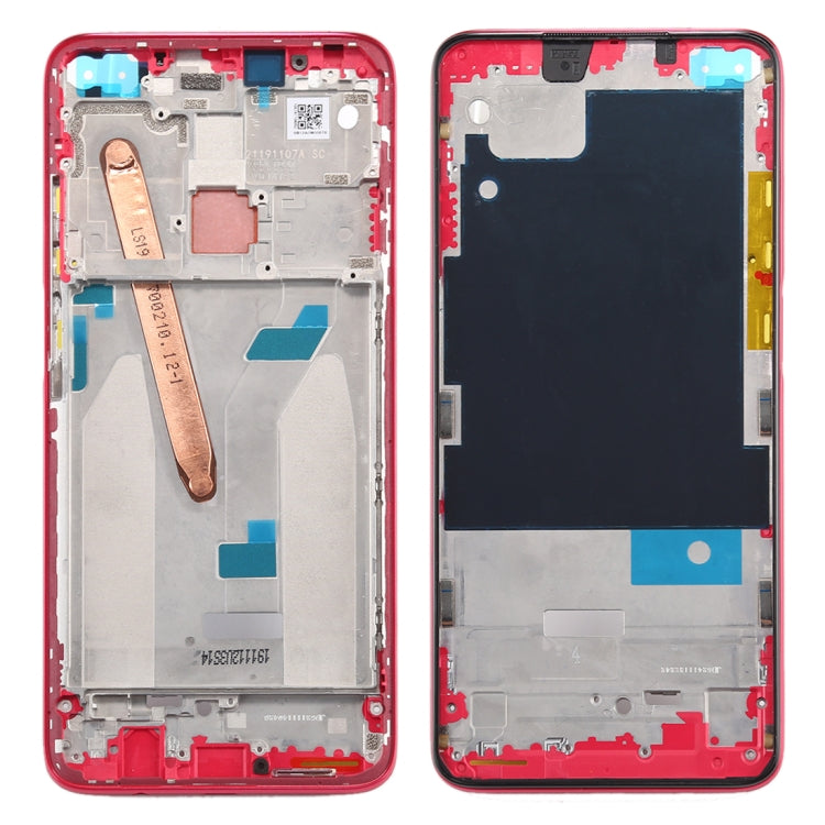 Front Housing LCD Frame Bezel Plate for Xiaomi Redmi K30 5G (Red) - Frame Bezel Plate by buy2fix | Online Shopping UK | buy2fix