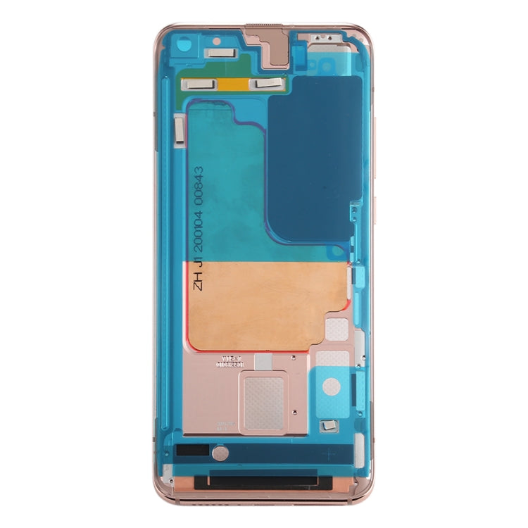 Front Housing LCD Frame Bezel Plate for Xiaomi Mi 10 5G / Mi 10 Pro 5G(Gold) - Frame Bezel Plate by buy2fix | Online Shopping UK | buy2fix