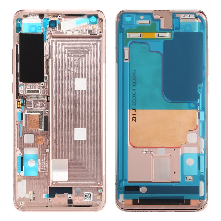 Front Housing LCD Frame Bezel Plate for Xiaomi Mi 10 5G / Mi 10 Pro 5G(Gold) - Frame Bezel Plate by buy2fix | Online Shopping UK | buy2fix