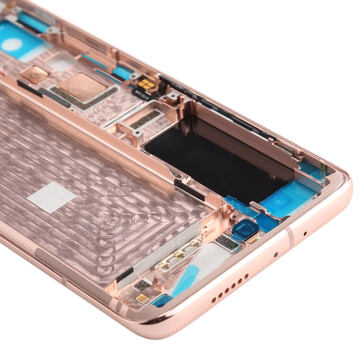 Front Housing LCD Frame Bezel Plate for Xiaomi Mi 10 5G / Mi 10 Pro 5G(Gold) - Frame Bezel Plate by buy2fix | Online Shopping UK | buy2fix