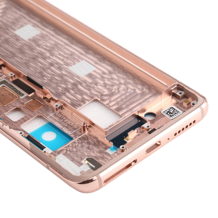 Front Housing LCD Frame Bezel Plate for Xiaomi Mi 10 5G / Mi 10 Pro 5G(Gold) - Frame Bezel Plate by buy2fix | Online Shopping UK | buy2fix