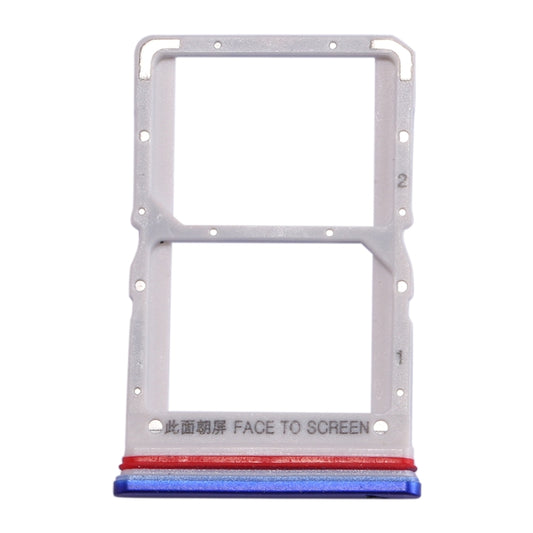 SIM Card Tray + SIM Card Tray for Xiaomi Redmi K30 5G(Blue) by buy2fix