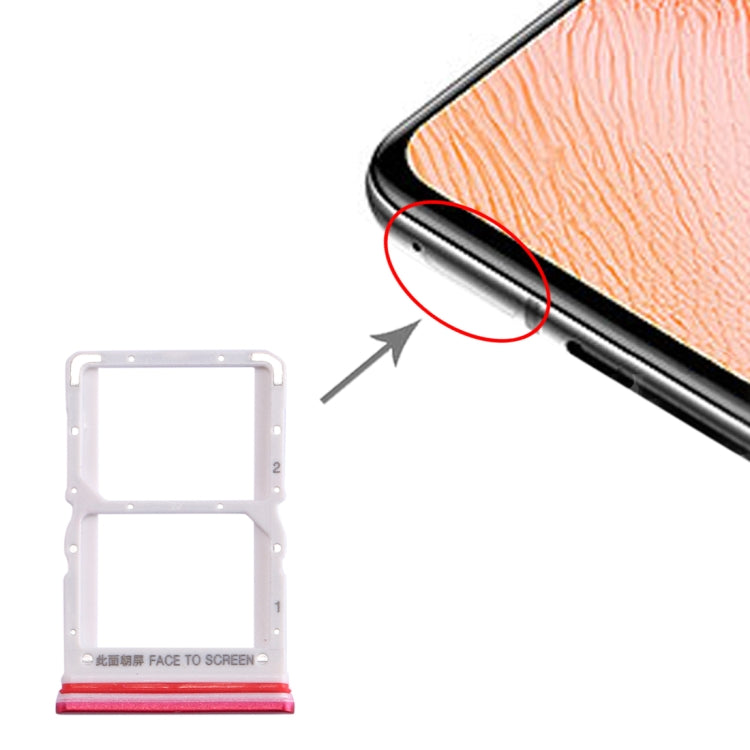 SIM Card Tray + SIM Card Tray for Xiaomi Redmi K30 5G(Red) - Card Tray by buy2fix | Online Shopping UK | buy2fix
