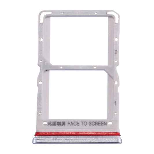 SIM Card Tray + SIM Card Tray for Xiaomi Redmi K30 5G(Silver) by buy2fix