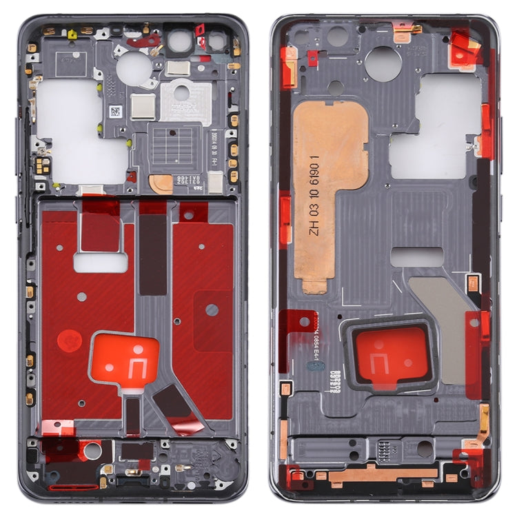 Original Middle Frame Bezel Plate with Side Keys for Huawei P40 Pro(Black) - Full Housing Cover by buy2fix | Online Shopping UK | buy2fix