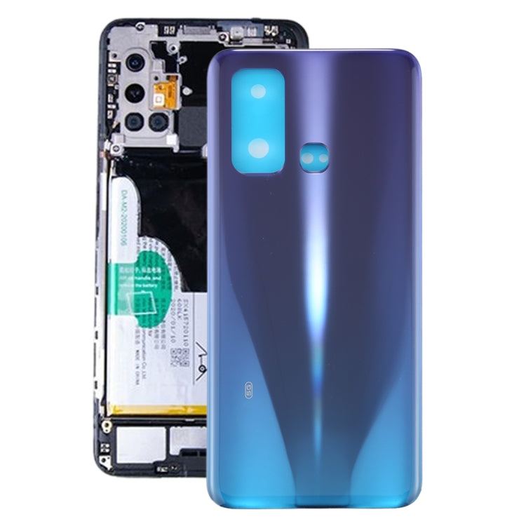 For Vivo Z6 5G Battery Back Cover (Blue) - Back Cover by buy2fix | Online Shopping UK | buy2fix