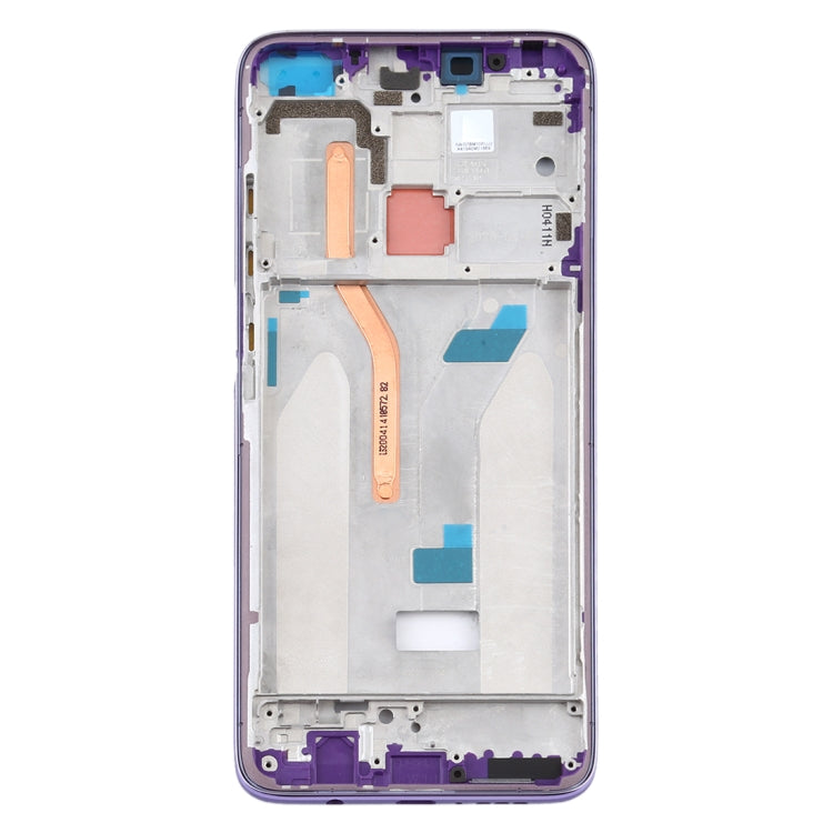 Front Housing LCD Frame Bezel Plate for Xiaomi Redmi K30, 4G Version (Purple) - Frame Bezel Plate by buy2fix | Online Shopping UK | buy2fix