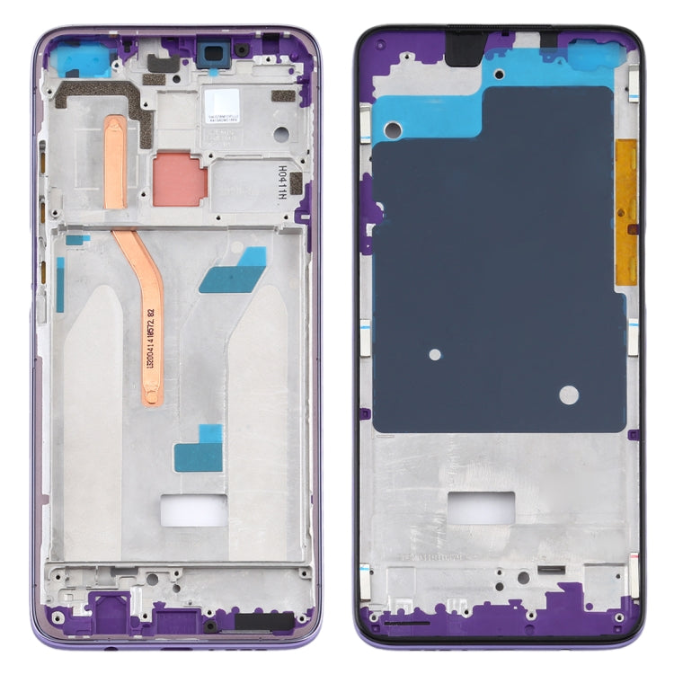 Front Housing LCD Frame Bezel Plate for Xiaomi Redmi K30, 4G Version (Purple) - Frame Bezel Plate by buy2fix | Online Shopping UK | buy2fix