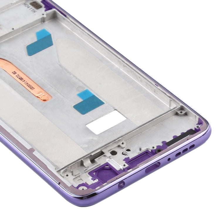 Front Housing LCD Frame Bezel Plate for Xiaomi Redmi K30, 4G Version (Purple) - Frame Bezel Plate by buy2fix | Online Shopping UK | buy2fix