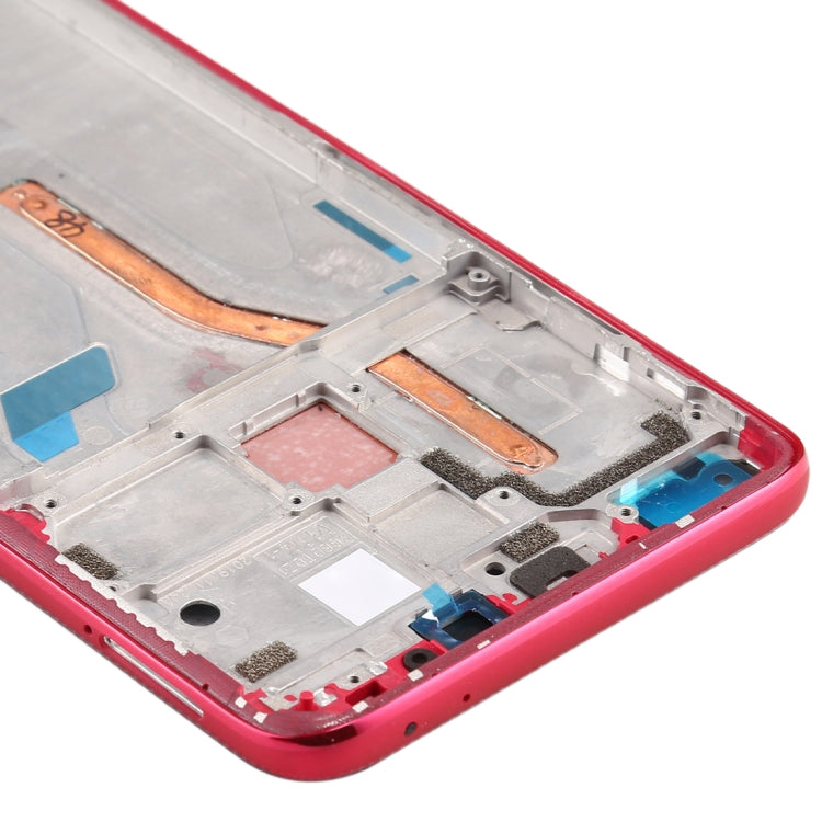 Front Housing LCD Frame Bezel Plate for Xiaomi Redmi K30, 4G Version(Red) - Frame Bezel Plate by buy2fix | Online Shopping UK | buy2fix