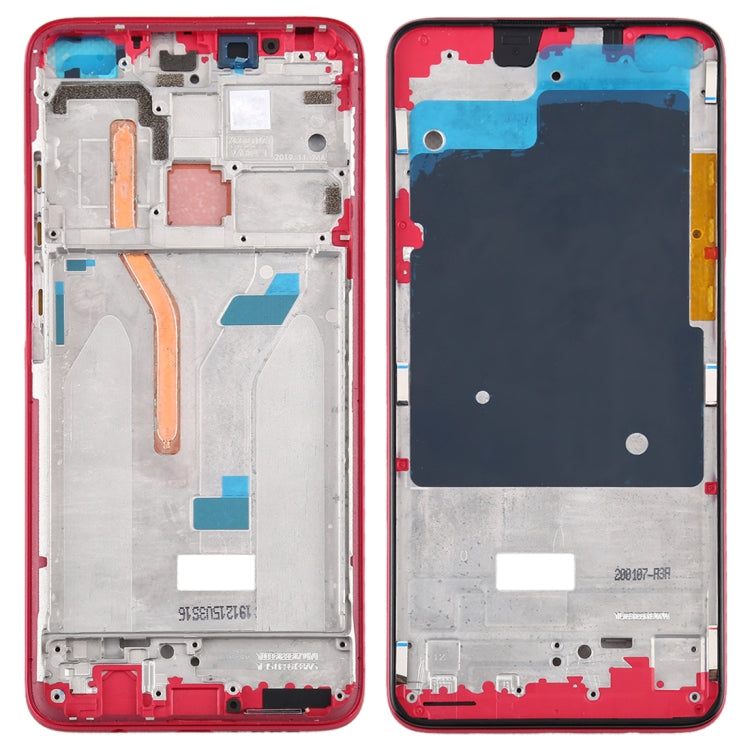 Front Housing LCD Frame Bezel Plate for Xiaomi Redmi K30, 4G Version(Red) - Frame Bezel Plate by buy2fix | Online Shopping UK | buy2fix
