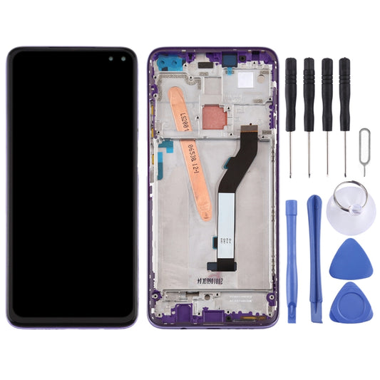 Original LCD Screen for Xiaomi Redmi K30 5G Digitizer Full Assembly with Frame(Purple) by buy2fix