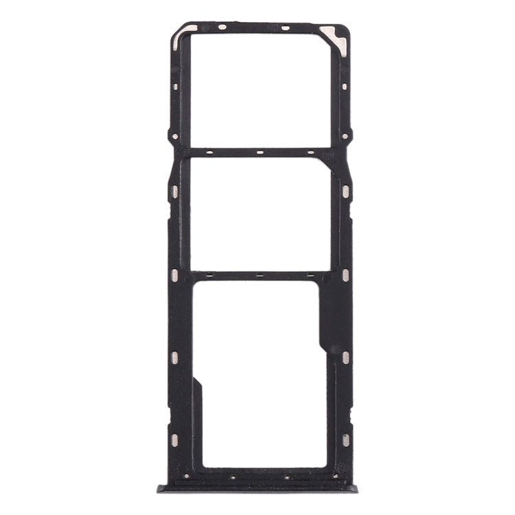 For OPPO Realme 5 SIM Card Tray + SIM Card Tray + Micro SD Card Tray (Black) - Card Tray by buy2fix | Online Shopping UK | buy2fix