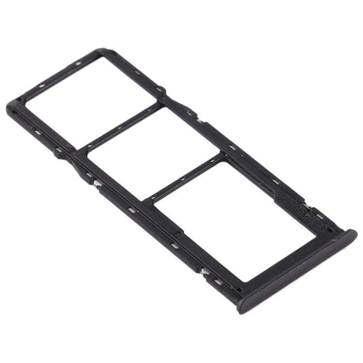 For OPPO Realme 5 SIM Card Tray + SIM Card Tray + Micro SD Card Tray (Black) by buy2fix