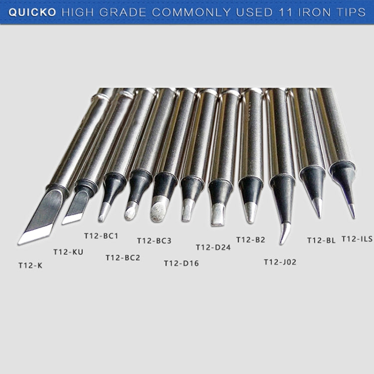QUICKO T12-ILS Black Welding Lead-free Soldering Iron Tip by Quicko