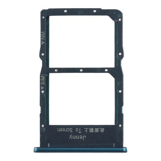 SIM Card Tray + NM Card Tray for Huawei Nova 6 SE (Green) by buy2fix