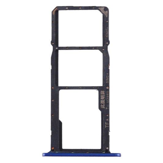 SIM Card Tray + SIM Card Tray + Micro SD Card Tray for Huawei Honor Play 3e (Blue) by buy2fix